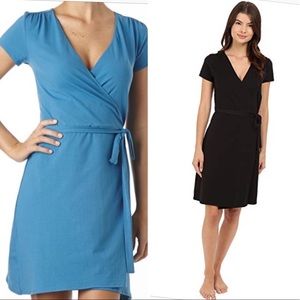 1 Blue Pact Organic Wrap Dresses